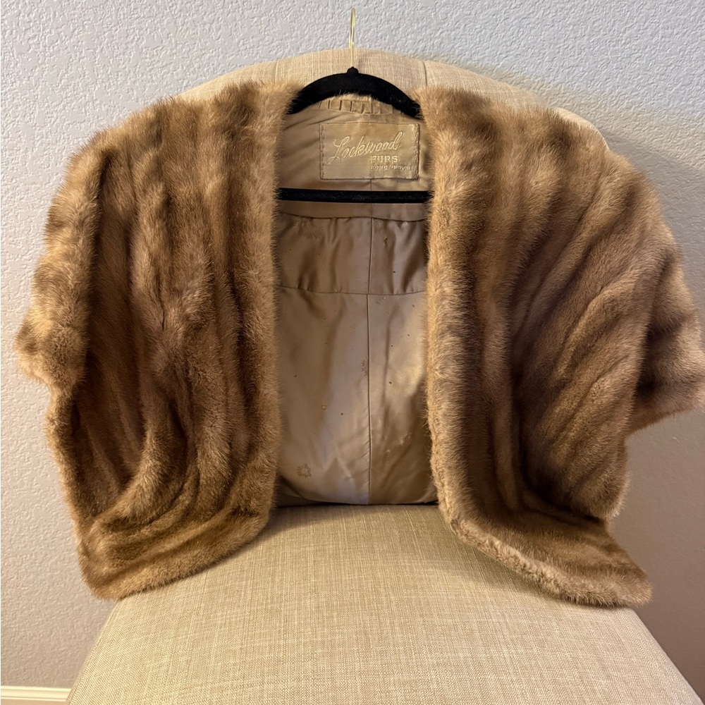 Luxurious Tan Fur Cape by Linden